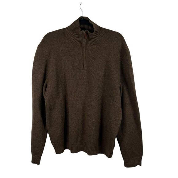 Polo Ralph Lauren Other - Polo Ralph Lauren 100% Lambs Wool 1/4 Zip Knit Sweater Mens Size XL Luxury
